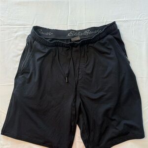 Eddie Bauer Black Lounge Drawstring Shorts Men’s Medium